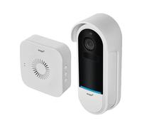 OMAJIN by Netatmo - Sonnette vidéo connectée OVD-01 2K sur piles, carillon, détection humaine, IP65