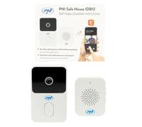 PNI Safe House Sonnette vidéo IDB12, Vision Nocturne, IP54, Batterie intégrée, contrôle avec Application Tuya