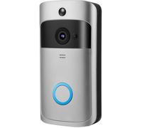 Sonnette Vidéo Ring, Sonnette Vidéo Sans Fil Avec Caméra, Vision Nocturne, Interphone Vidéo Wi-Fi Intelligent, Interphone Vidéo