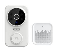 Sonnette vidéo sans fil - Caméra de sonnette visuelle intelligente - Intelligent Jingle Bell | Night Vision Wifi Security Doorbell Support 2.4g Wifi, Sonnette vidéo sans fil pour la maison