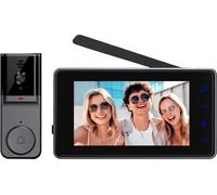 Sonnette vidéo sans fil, écran 4,3 pouces, audio bidirectionnel, M16A