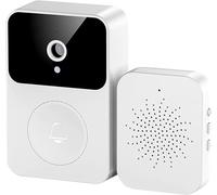 Sonnette vidéo sans fil intelligente, sonnette de surveillance à distance avec interphone vidéo bidirectionnel, vision nocturne HD et fonction d'instantané