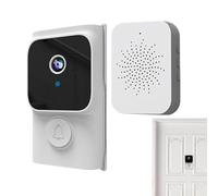 Sonnette Vidéo sans Fil - Interphone Visiophone - Caméra de Sécurité avec Communication Bidirectionnelle pour Nuit Maison Mur Entrée Extérieur Appartement Portail Cour
