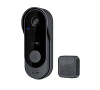 Sonnette Vidéo | Sonnette Intelligente avec Caméra Vidéo - Détection De Mouvement Dialogue Bidirectionnel Stockage Cloud Alertes Visiteurs pour Intérieur Extérieur Sécurité Maison Bureau Protection