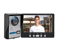 Sonnette vidéo, système d'interphone vidéo filaire, kit d'interphone vidéo 7 pouces, interphone mains libres et caméra infrarouge