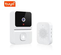 Sonnette vidéo Tuya Smart WiFi avec vision nocturne et audio bidirectionnel