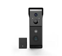 Vidéophone Wi-Fi Double Objectif 4MP 2x 1080p avec Vision Nocturne IPX54 Noir