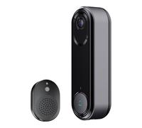 Sonnette vidéo WiFi avec caméra audio bidirectionnelle sans fil avec carillon pour la maison