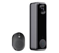 Sonnette vidéo WiFi avec caméra audio bidirectionnelle sans fil avec carillon pour la maison