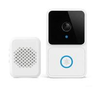 Sonnette vidéo Wifi M6 avec audio bidirectionnel pour système de surveillance sans fil Smart Home Security Petite taille (Blanc)