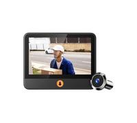 Sonnette visuelle 4,3 Pouces, caméra 1080p, contrôle par Application, Vision Nocturne numérique, Moniteur extérieur, visionneuse de Porte(S30)