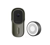 Sonnette Wi-FI Tuya Smart Life avec Application 1080P, 2MP, Grand Angle de Vision, interphone et vidéo étanche IP65 Grand Angle