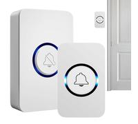Sonnettes de porte à distance, carillon de porte sans fil - Carillon de porte intelligent à volume réglable,Carillon de porte polyvalent à économie d'énergie, sonnette alimentée par batterie pour pers