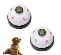 Sonnettes pour Chiens,2 pièces Clochettes de Dressage Comptoir Réception Service pour la Communication sur Le Pot et la Formation à la propreté Cloche de Dressage pour l'intelligence