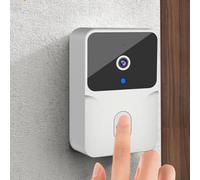 Sonnettes vidéo intelligentes, sonnette vidéo WiFi avec caméra, sonnette vidéo intelligente HD, interphone audio bidirectionnel, avec contrôle par application, stockage automatique dans le cloud (M8,