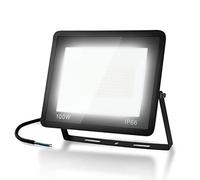 Sonnewelt 100W projecteur led exterieur IP66 Imperméable Spot exterieur LED 8500LM Blanc Froid Eclairage Exterieur 6000K Lampe Exterieur pour Terrasse Garage Jardin, 10PCS