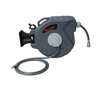 Sonnewelt Enrouleur de tuyau à air comprimé de 20 m, enrouleur de tuyau d'air automatique, raccord rapide 1/4", compresseur à air comprimé, enrouleur de tuyau d'air comprimé avec support de mural