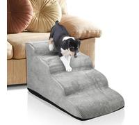 Sonnewelt Escalier étanche pour chien à 4 marches, antidérapant, avec housse en tissu amovible et lavable, pour canapé-lit, rampe pour grands chiens et chats