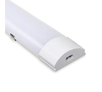 Sonnewelt Neon LED 60 CM 18W Reglette LED Garage 4000K Blanc Neutre Eclairage LED Plafond,IP65 Imperméable Néon Led Plafonnier Connectable pour Garage Ateliers Bureau Parking Salle de bain