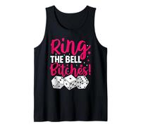 Sonnez la Cloche, salopes ! Jeu de dés Funny Bunco Night pour Femmes Débardeur