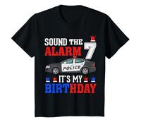 Sonnez l'alarme, C'est Mon Anniversaire, C'est Mon Anniversaire, C'est drôle, 7e Anniversaire, Police T-Shirt