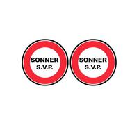 Sonnez SVP (2fois 5cm) - Sticker