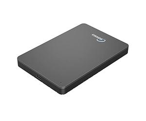 Sonnics 1TB USB 3.1 Type C Externes Portable Durs Disques pour Fenêtres PC, Mac, Smart TV, Xbox One/Série X & PS4 /PS5, Gris