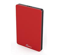 Sonnics 750 GO rouge Disque dur externe portable USB 3.0 Super rapide Vitesse de transfert pour une utilisation avec un PC Windows, Apple Mac, Xbox One et PS4