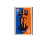 SONNIES Panneau mural pour Lego 42141 F1 Racing - Panneaux décoratifs pour voiture Lego - Cadeau (panneau mural uniquement, sans modèle)