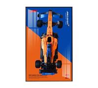 SONNIES Panneau mural pour Lego 42141 F1 Racing - Panneaux décoratifs pour voiture Lego - Cadeau (panneau mural uniquement, sans modèle) (option 3)