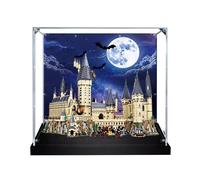 SONNIES Vitrine acrylique pour Lego 71043 Château de Poudlard, Boîte de rangement transparente, Compatible avec Lego 71043 (étui uniquement, sans modèle)