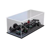 SONNIES Vitrine en acrylique pour Lego 42171 F1 Formula Racing - Boîte de rangement transparente - Compatible avec Lego 42171 (coque uniquement, sans modèle) - Base noire