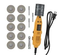 SONNLER Aiguiseur d'électrode en tungstène pour soudage TIG, 6 tailles et 10 angles, outil rotatif de soudage TIG avec fente de coupe plate pour bloc de meulage, 10 roues diamantées, 3 mandrins CNC