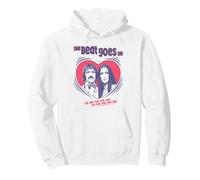Sonny and Cher The Beat Goes on Hearts Valentine Sweat à Capuche