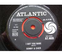 Sonny & Cher - Sonny & Cher I Got You Babe/It's Gonna Rain 7" Atlantic AT4035 VG 1965