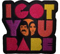 Sonny & Cher - Visages - Ecusson thermocollant "I Got You Babe" RO13727 (Taille unique) (Coloré)