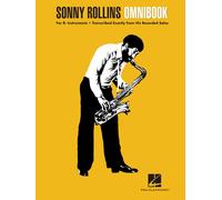 Sonny Rollins Omnibook For B-Flat Instruments Jazz Transcription Songbook With 50 Classic Solos Essential Sheet Music Collection For Saxophonists And Jazz Musicians