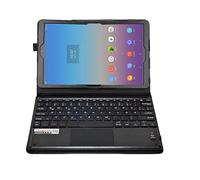 SonnyGoldTech MQ pour Galaxy Tab A 10.5 - Étui clavier Bluetooth avec pavé tactile pour Samsung LTE SM-T595 WiFi T590 | Disposition QWERTZ | Étui noir