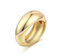 SONNYX Lot de 1 à 3 bracelets épais dorés pour femme - Bracelet manchette large et tendance - Bracelet irrégulier, 2.6 inches (diameter of the bangle), Métal, Oxyde de zirconium