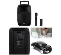 SONO PORTABLE 10¿¿ PRO PARTY KARAOKE BLUETOOTH USB FM MSD + MICRO-MAIN SF + TELECOMMANDE MEGABASS TWS ¿ Souris sans fil PORSCHE