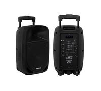 SONO PORTABLE 8’’ PRO PARTY KARAOKE BLUETOOTH USB FM MSD + MICRO-MAIN UHF SANS FIL + TELECOMMANDE MEGABASS TWS