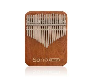 Sonodrum Kalimba avec 21 clés - Piano à pouces en bois de corail africain de haute qualité. Piano portable avec pochette, livre de chansons gratuit. Instrument de percussion pour enfants et adultes