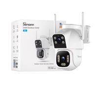 SONOFF 4+4MP Caméra de sécurité PTZ à Double Objectif Hub CAM-C44HE | Hub d’appareil, Wi-Fi 2,4/5 GHz, détection IA locale, vision nocturne en couleur, IP65, compatible avec Home Assistant