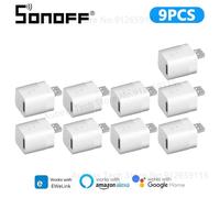 SONOFF-Adaptateur Micro Smart Switch,5V USB,Commutateur Via EWeLink,Application Mobile,Minuterie de Contrôle,Alexa Google Home Assistant,Commande Vocale - Type 9PCS