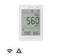 SONOFF AirGuard CO2 Moniteur de qualité de l'air Matter via Wi-Fi | SAWF-08P Surveillance Environnementale Multi-Métrique Capteur