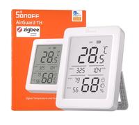 Sonoff Capteur de température et d'humidité AirGuard TH SNZB-02DR2 – Écran LCD 3,6'' Zigbee