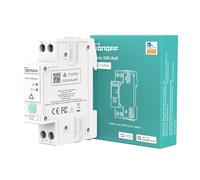 Sonoff Interrupteur connecté DIN Matter Wi‑Fi 32A Compteur d'énergie Alexa, Google & SmartThings