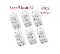 (Sonoff BasicR2 6 pièces) Sonoff Basic R2 Interrupteur intelligent Wifi Télécommande pour maison intelligente