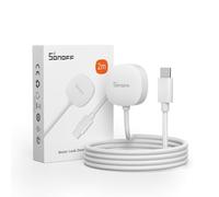 SONOFF Câble de détection de Fuite d'eau, Fonctionne avec Le Capteur de Fuite d'eau SONOFF SNZB-05P, 2m Longueur