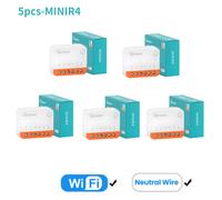Sonoff-Commutateur Wifi Intelligent Mini R4,Zbmini Inj,Zigbee,Contrôle Bidirectionnel,Maison Intelligente,Nous-Mêmes Avec Alexa Google Home,Yandex Alice Lance Thi - Type Wifi 5pcs
